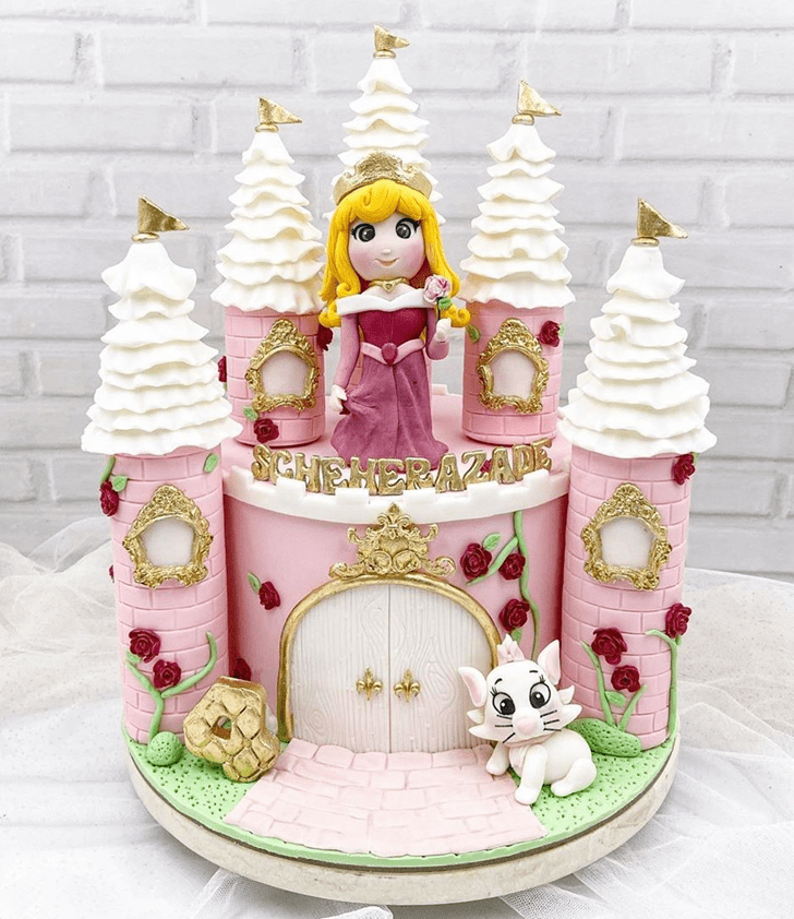 Alluring Sleeping Beauty Cake