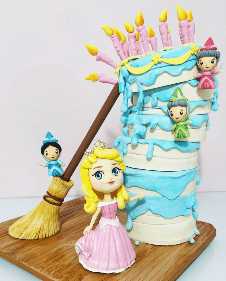 Charming Sleeping Beauty Cake