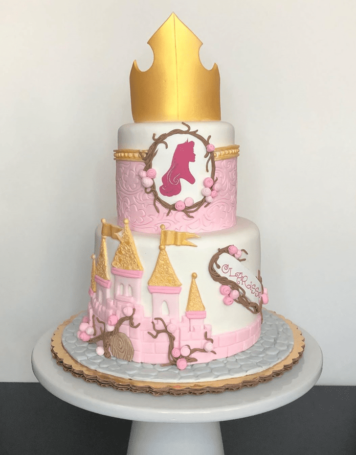 Dazzling Sleeping Beauty Cake