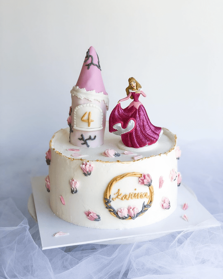 Fascinating Sleeping Beauty Cake