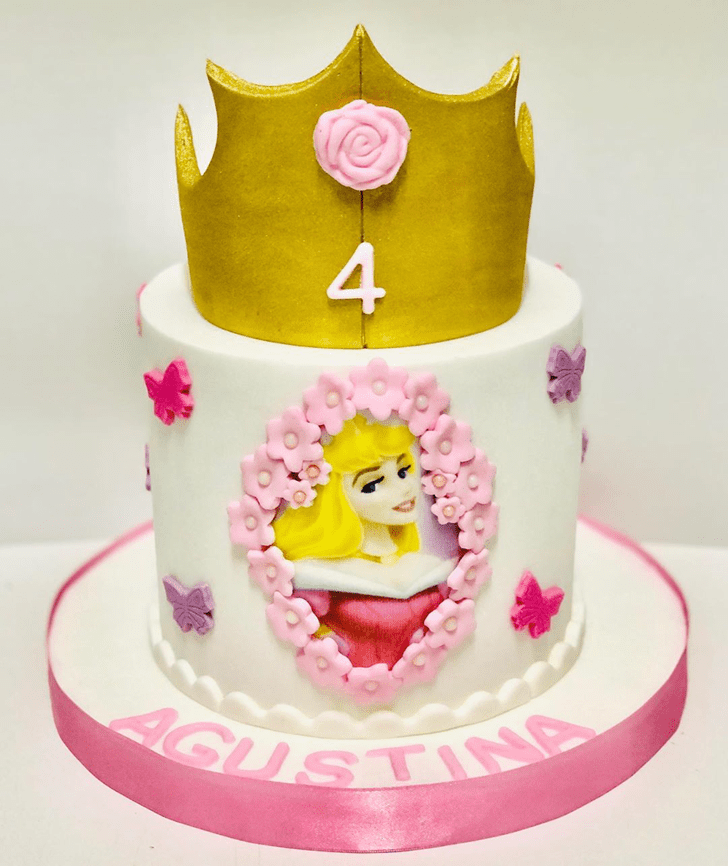 Fetching Sleeping Beauty Cake