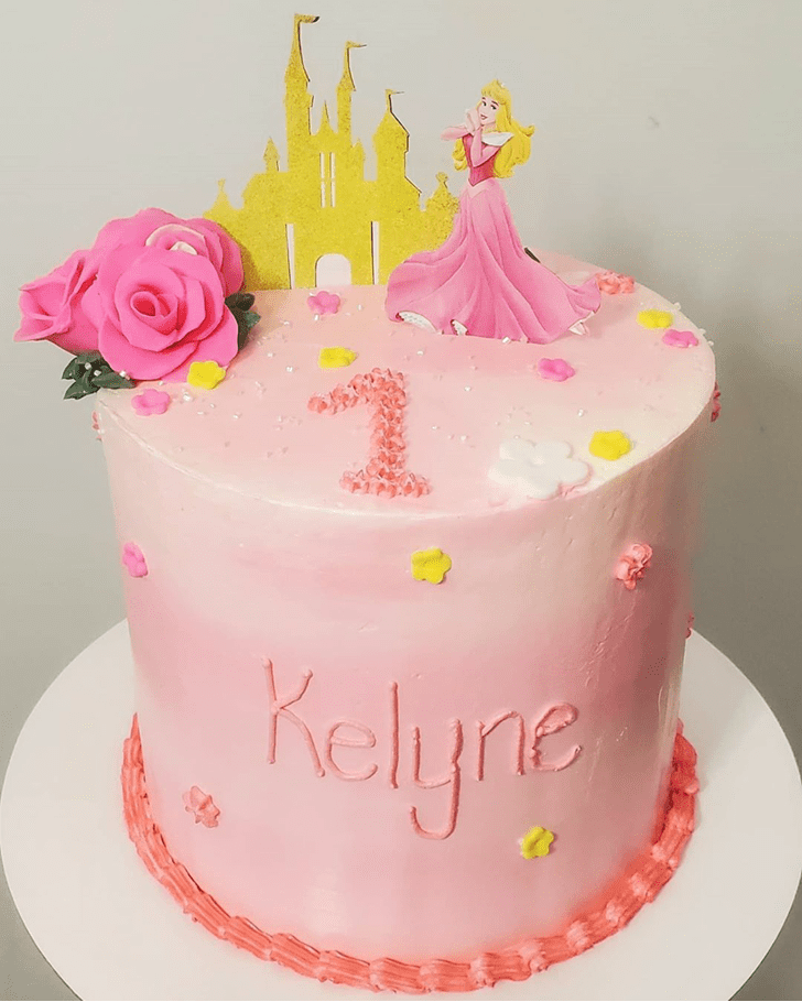 Handsome Sleeping Beauty Cake