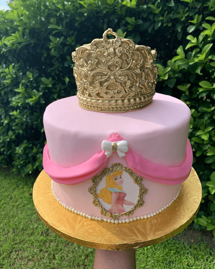 Pleasing Sleeping Beauty Cake