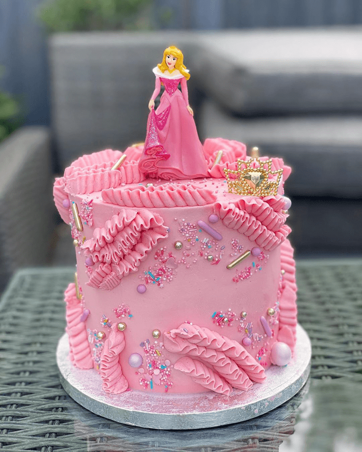 Resplendent Sleeping Beauty Cake